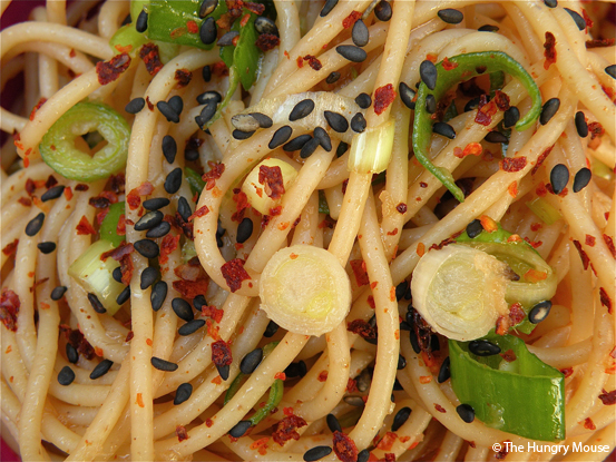Sesame Noodles at The Hungry Mouse Sesame Noodles at The Hungry Mouse