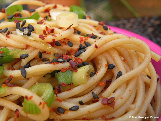Sesame Noodles at The Hungry Mouse Sesame Noodles at The Hungry Mouse