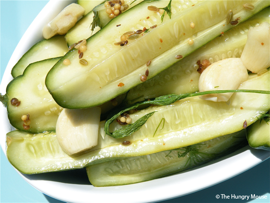 Quick Fresh Pickles at The Hungry Mouse