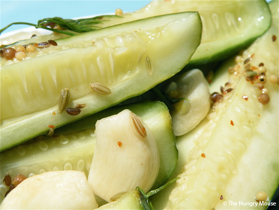 Quick Fresh Pickles at The Hungry Mouse