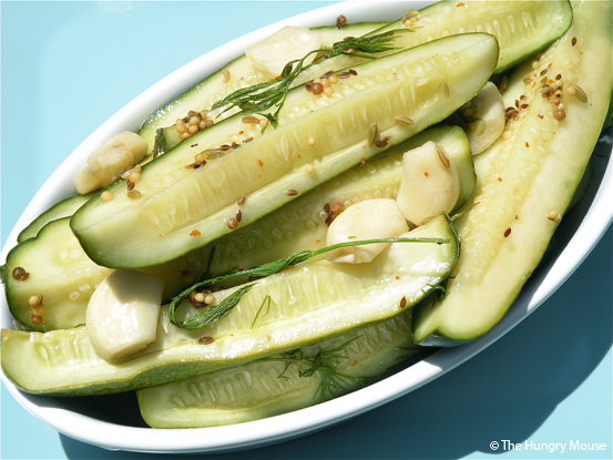 Quick Fresh Pickles at The Hungry Mouse