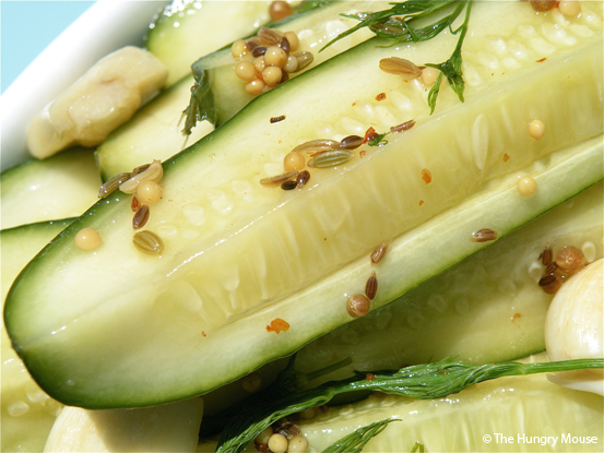 Quick Fresh Pickles at The Hungry Mouse
