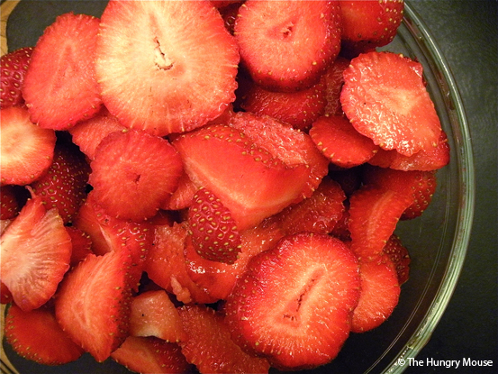 Port Wine Macerated Strawberries at The Hungry Mouse