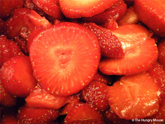 Port Wine Macerated Strawberries at The Hungry Mouse