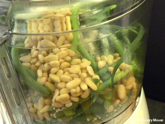 Garlic Scape Pesto at The Hungry Mouse Garlic Scape Pesto at The Hungry Mouse