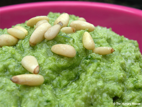Garlic Scape Pesto at The Hungry Mouse Garlic Scape Pesto at The Hungry Mouse