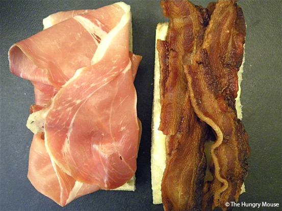 Spicy BLT with Prosciutto at The Hungry Mouse