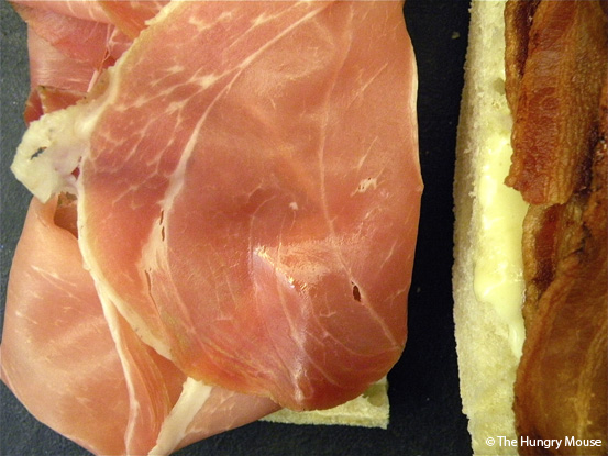 Spicy BLT with Prosciutto at The Hungry Mouse