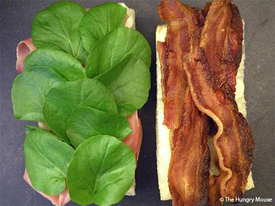 Spicy BLT with Prosciutto at The Hungry Mouse