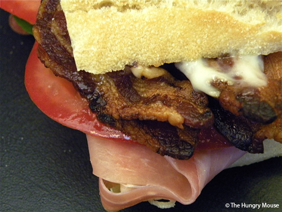 Spicy BLT with Prosciutto at The Hungry Mouse