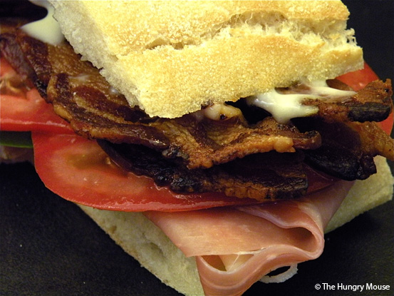 Spicy BLT with Prosciutto at The Hungry Mouse