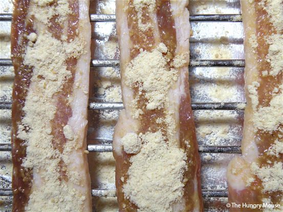 Maple Sugar Candied Bacon at The Hungry Mouse Maple Sugar Candied Bacon at The Hungry Mouse