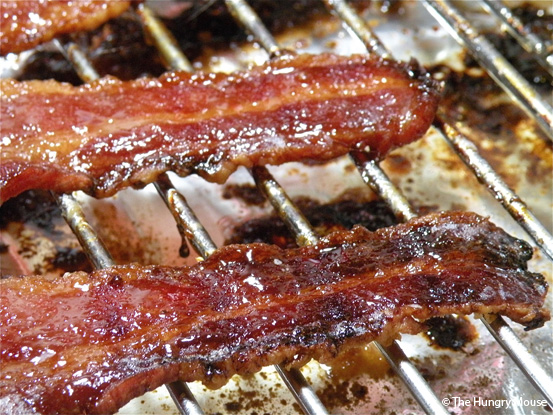 Maple Sugar Candied Bacon at The Hungry Mouse Maple Sugar Candied Bacon at The Hungry Mouse