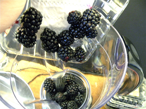 Blackberry Sorbet at The Hungry Mouse