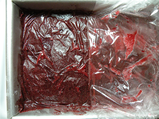 Blackberry Sorbet at The Hungry Mouse