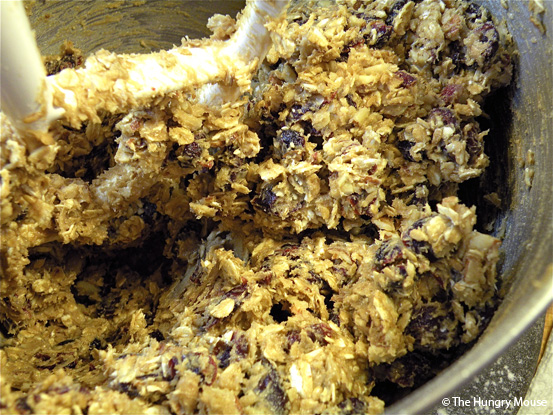Cranberry Almond Trail Mix Cookies at The Hungry Mouse