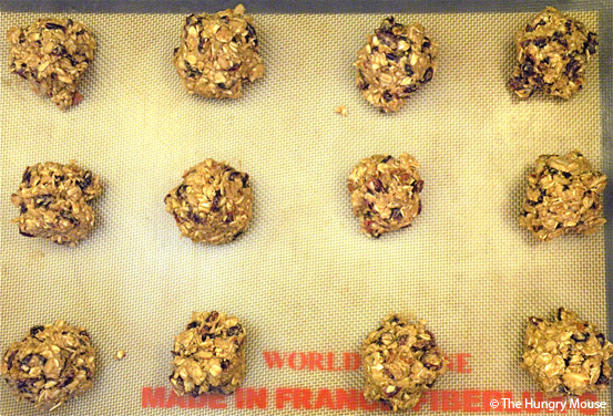Cranberry Almond Trail Mix Cookies at The Hungry Mouse