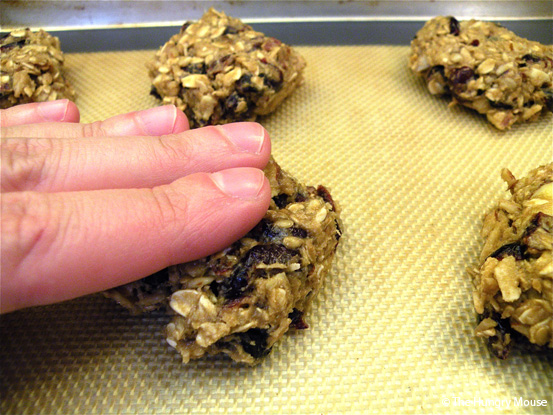 Cranberry Almond Trail Mix Cookies at The Hungry Mouse
