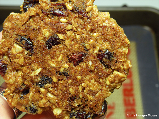 Cranberry Almond Trail Mix Cookies at The Hungry Mouse
