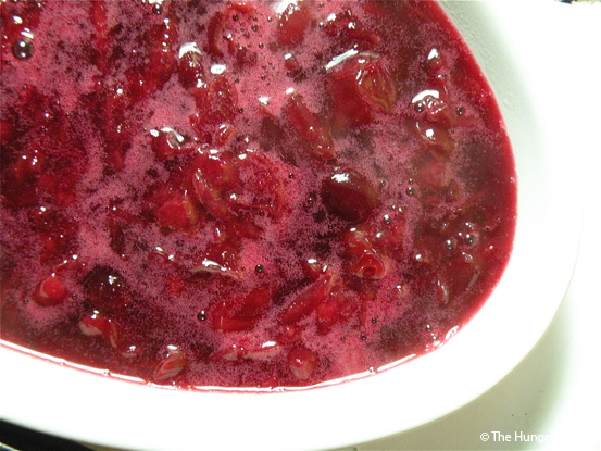 Sour Cherry Compote at The Hungry Mouse