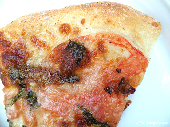 Bacon, Basil & Tomato Pizza at The Hungry Mouse