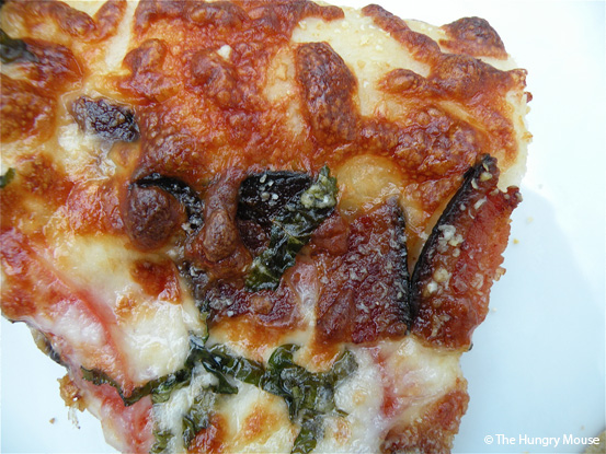 Bacon, Basil & Tomato Pizza at The Hungry Mouse