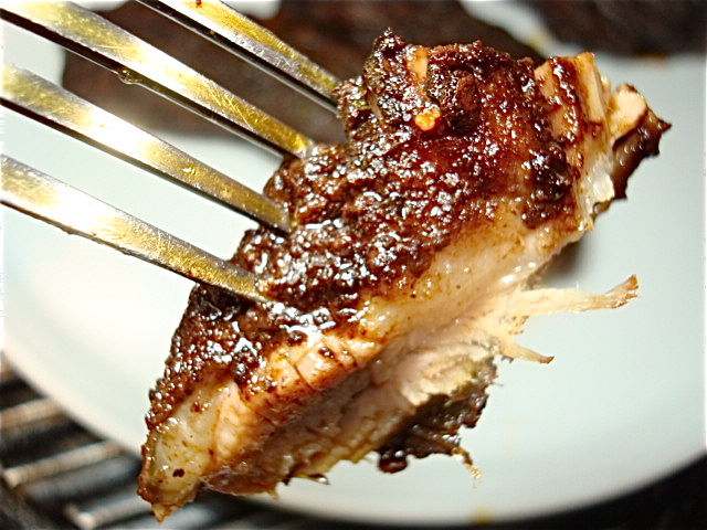 Pork Spare Ribs with Cocoa Spice Rub at The Hungry Mouse