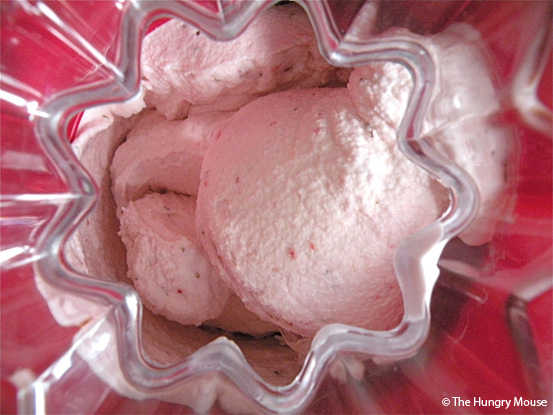 No-Cook Strawberry Ice Cream at The Hungry Mouse