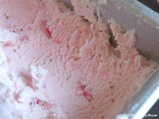No-Cook Strawberry Ice Cream at The Hungry Mouse
