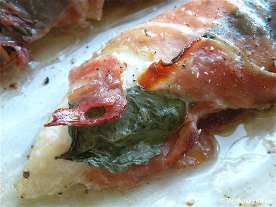 Prosciutto and Basil Wrapped Chicken Fingers at The Hungry Mouse Prosciutto and Basil Wrapped Chicken Fingers at The Hungry Mouse