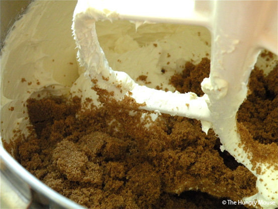 Brown Sugar Pumpkin Cheesecake with Chocolate Shortbread Crust at The Hungry Mouse