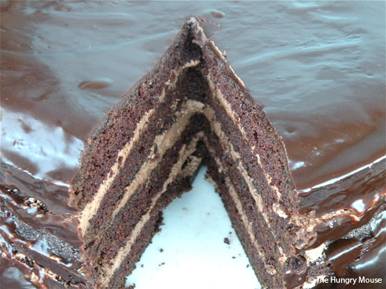Chocolate Stout Layer Cake at The Hungry Mouse