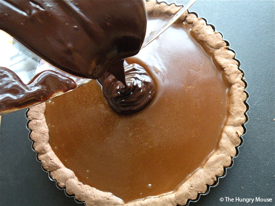 Chocolate Caramel Tart at The Hungry Mouse Chocolate Caramel Tart at The Hungry Mouse