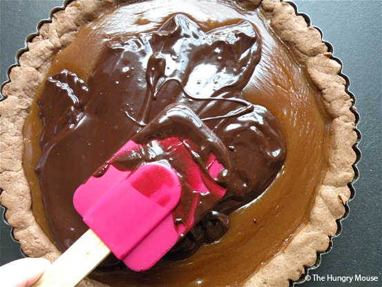 Chocolate Caramel Tart at The Hungry Mouse Chocolate Caramel Tart at The Hungry Mouse