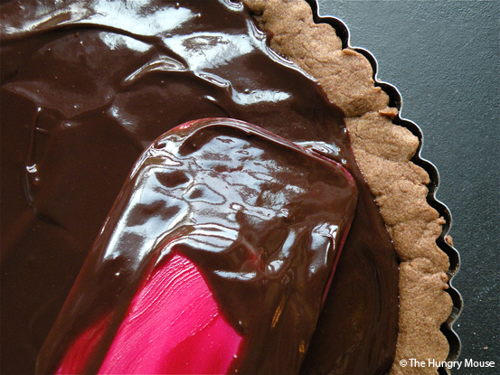 Chocolate Caramel Tart at The Hungry Mouse Chocolate Caramel Tart at The Hungry Mouse