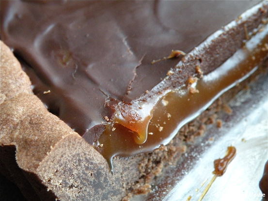 Chocolate Caramel Tart at The Hungry Mouse Chocolate Caramel Tart at The Hungry Mouse