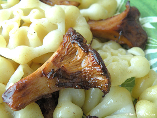 Pasta with Brown Butter & Chanterelles at The Hungry Mouse