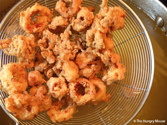Spicy Buttermilk Fried Calimari at The Hungry Mouse