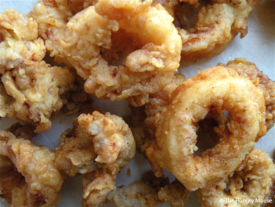 Spicy Buttermilk Fried Calimari at The Hungry Mouse