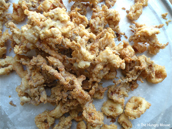 Spicy Buttermilk Fried Calimari at The Hungry Mouse