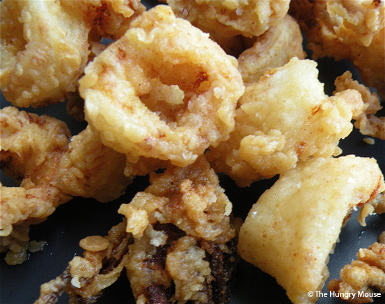 Spicy Buttermilk Fried Calimari at The Hungry Mouse