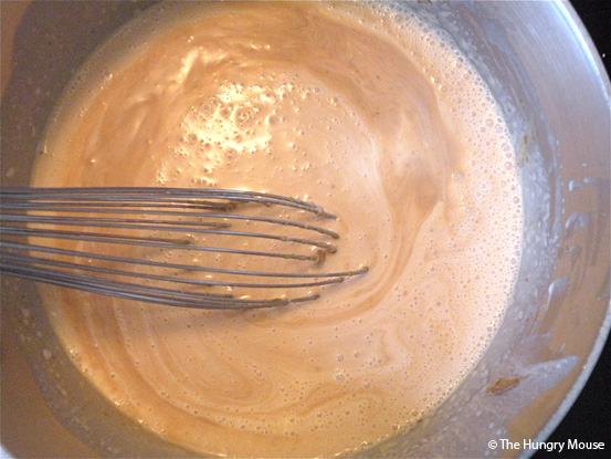 Caramel Fudge Bars with Cinnamon Shortbread Crust at The Hungry Mouse
