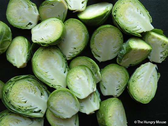 Roasted Brussels Sprouts with Maple Soy Glaze at The Hungry Mouse
