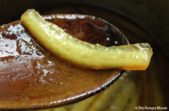 How to Make Candied Fruit Peel at The Hungry Mouse
