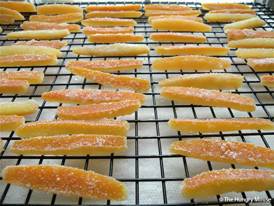 How to Make Candied Fruit Peel at The Hungry Mouse
