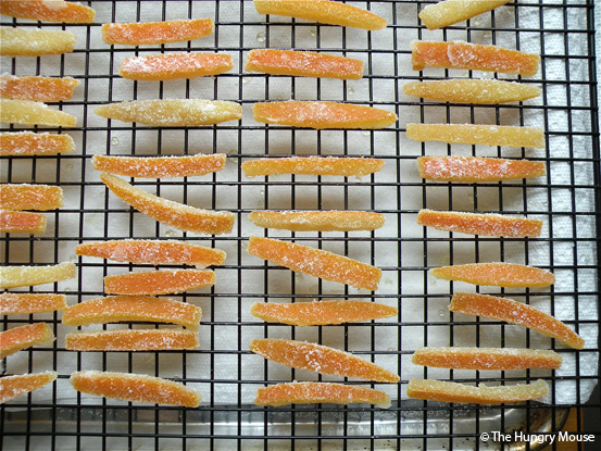 How to Make Candied Fruit Peel at The Hungry Mouse