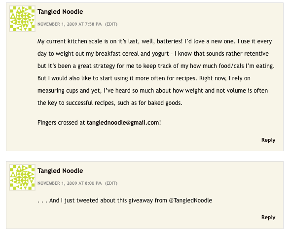 Tangled Noodle Entry