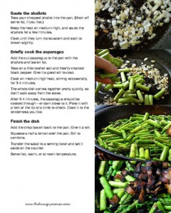Warm & Smokey Asparagus Salad, right page