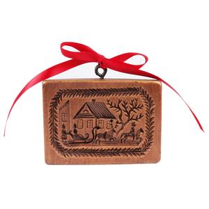 Winter Sleigh Springerle Cookie Mold