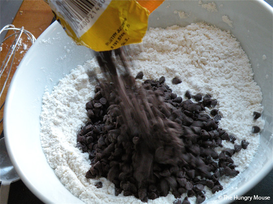 chocolate chips and flour chocolate chips and flour